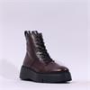 Wonders Bristol Platform Lace Ankle Boot - Burgundy Leather